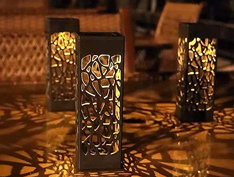 Dekoratif Solar Güneş Enerjili Bahçe Aydınlatması Yürüyüş Yolu Seti (8 Adet)