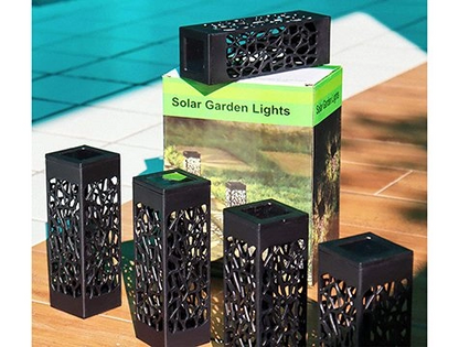 Dekoratif Solar Güneş Enerjili Bahçe Aydınlatması Yürüyüş Yolu Seti (8 Adet)