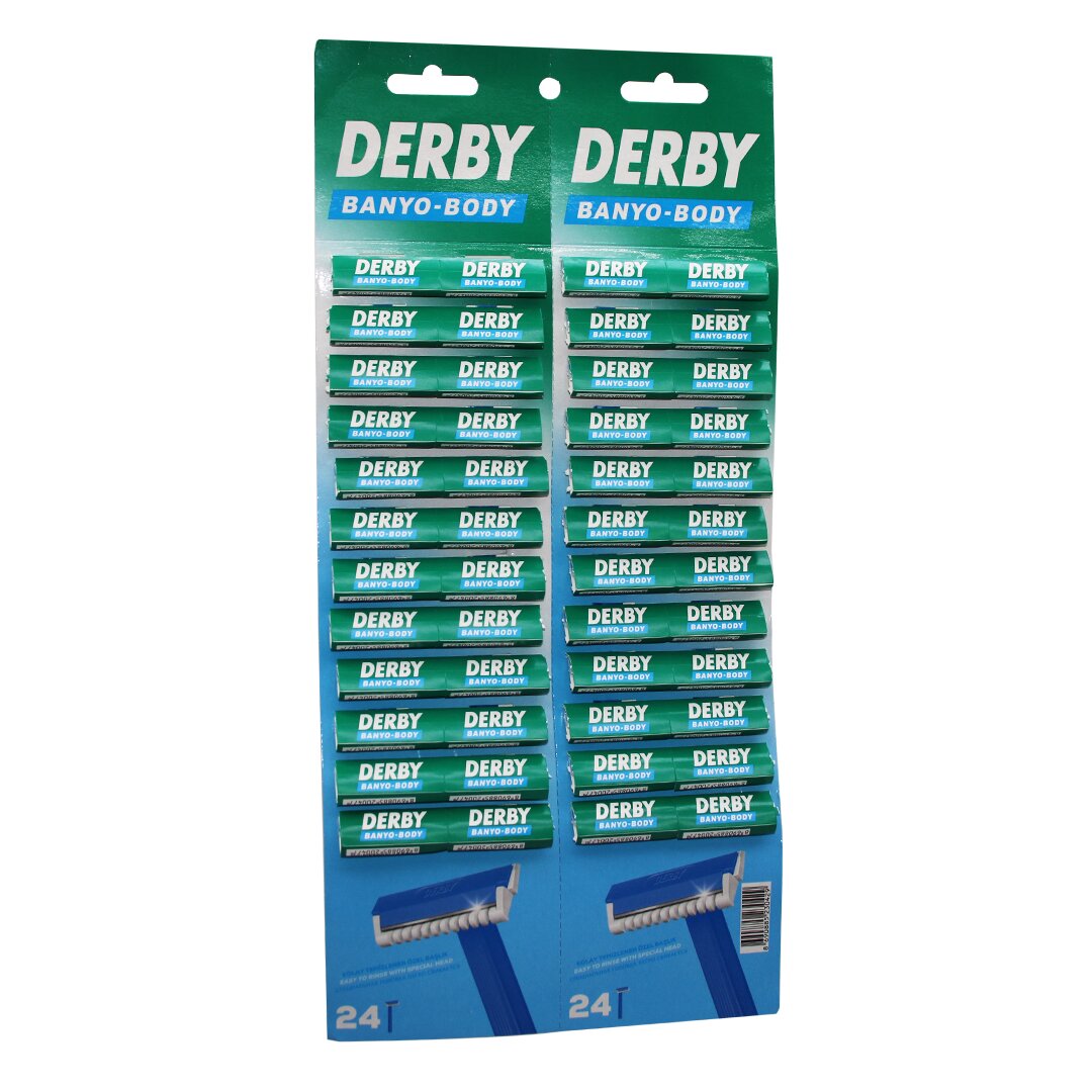 DERBY BANYO BODY TEK BIÇAK KARTELALI JİLET 48PCS (5643)