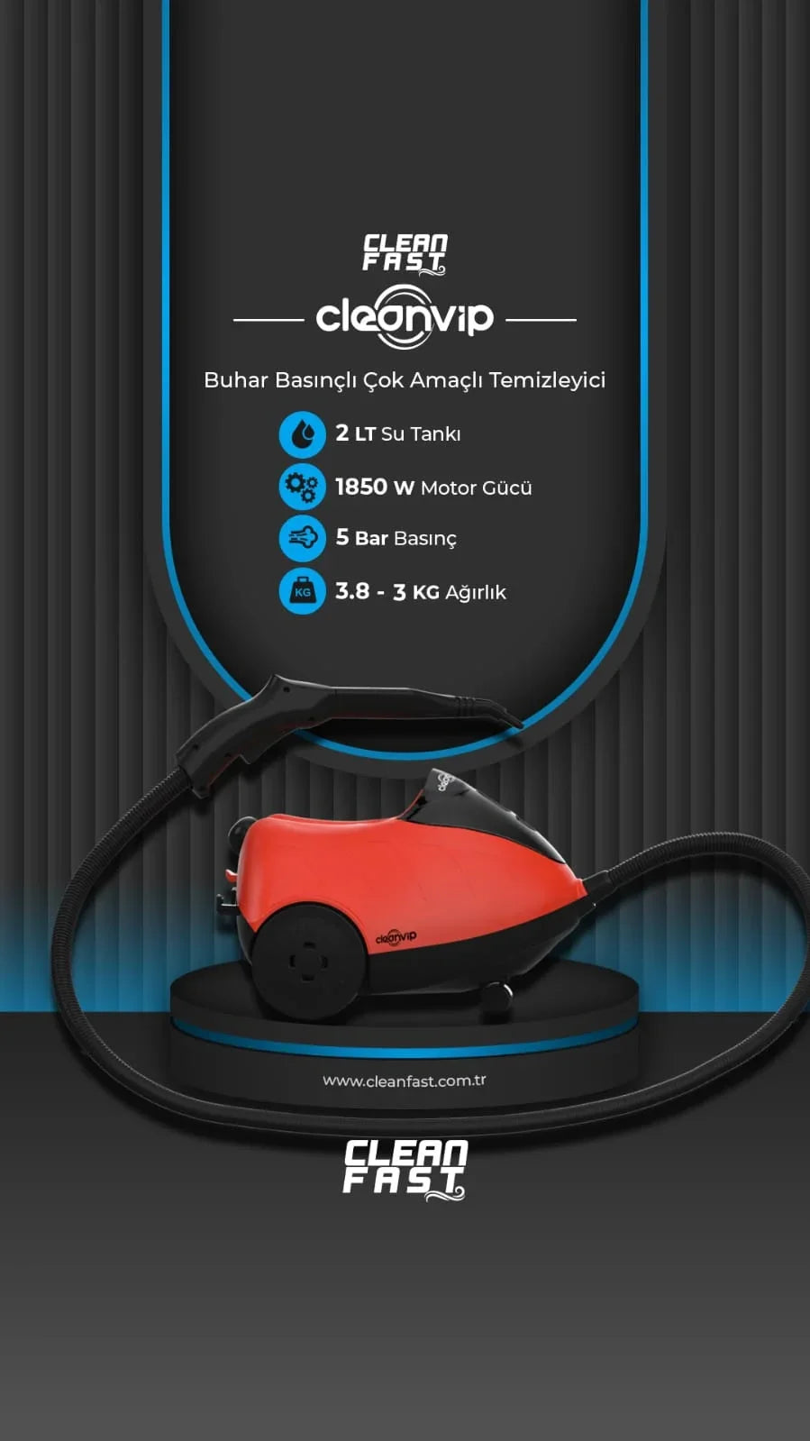 Detaylı Buhar Temizliği Buharlı Makinesi CV332 (5643)