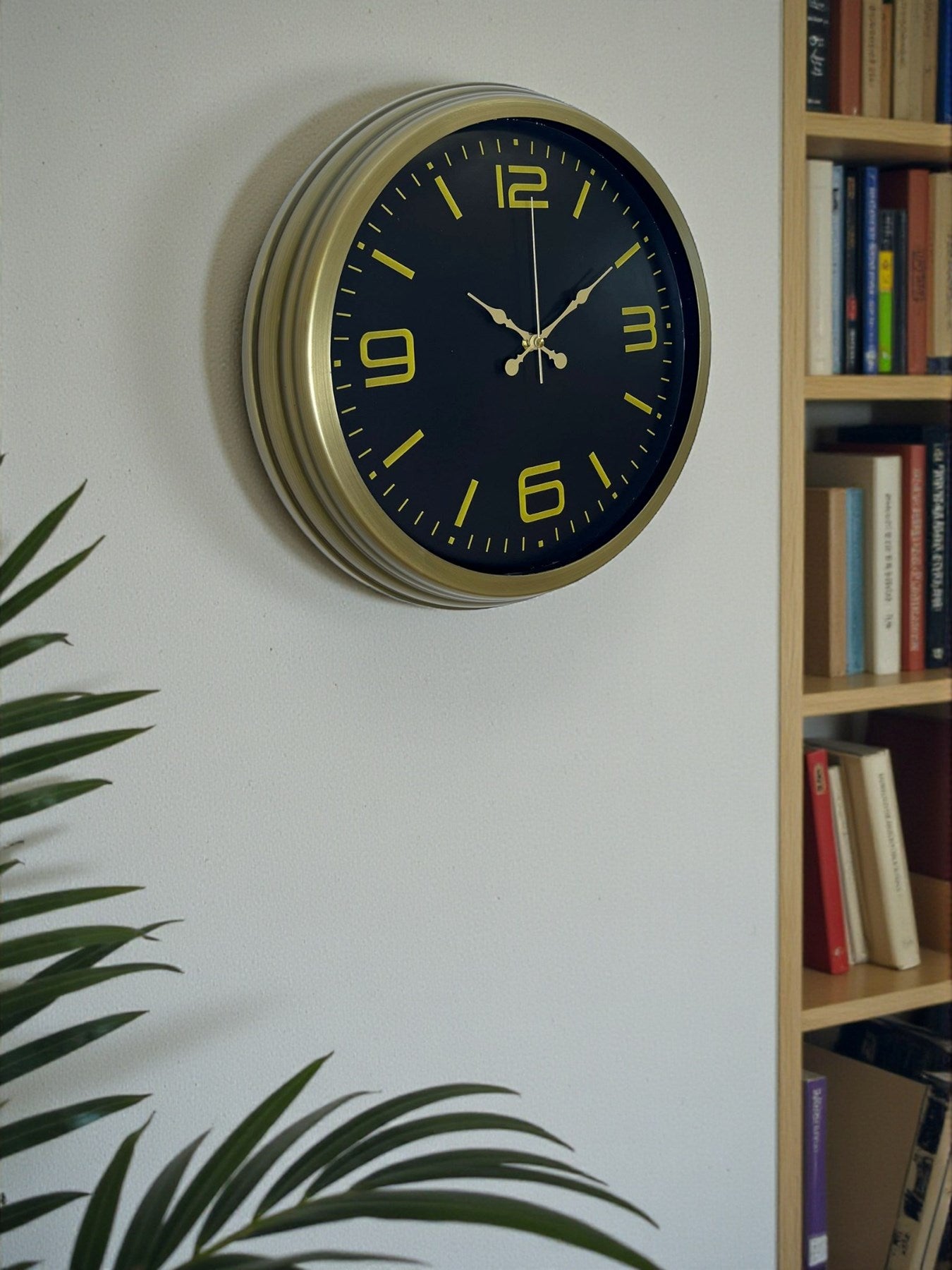 40 Cm Metal Eskitme Vintage Duvar Saati