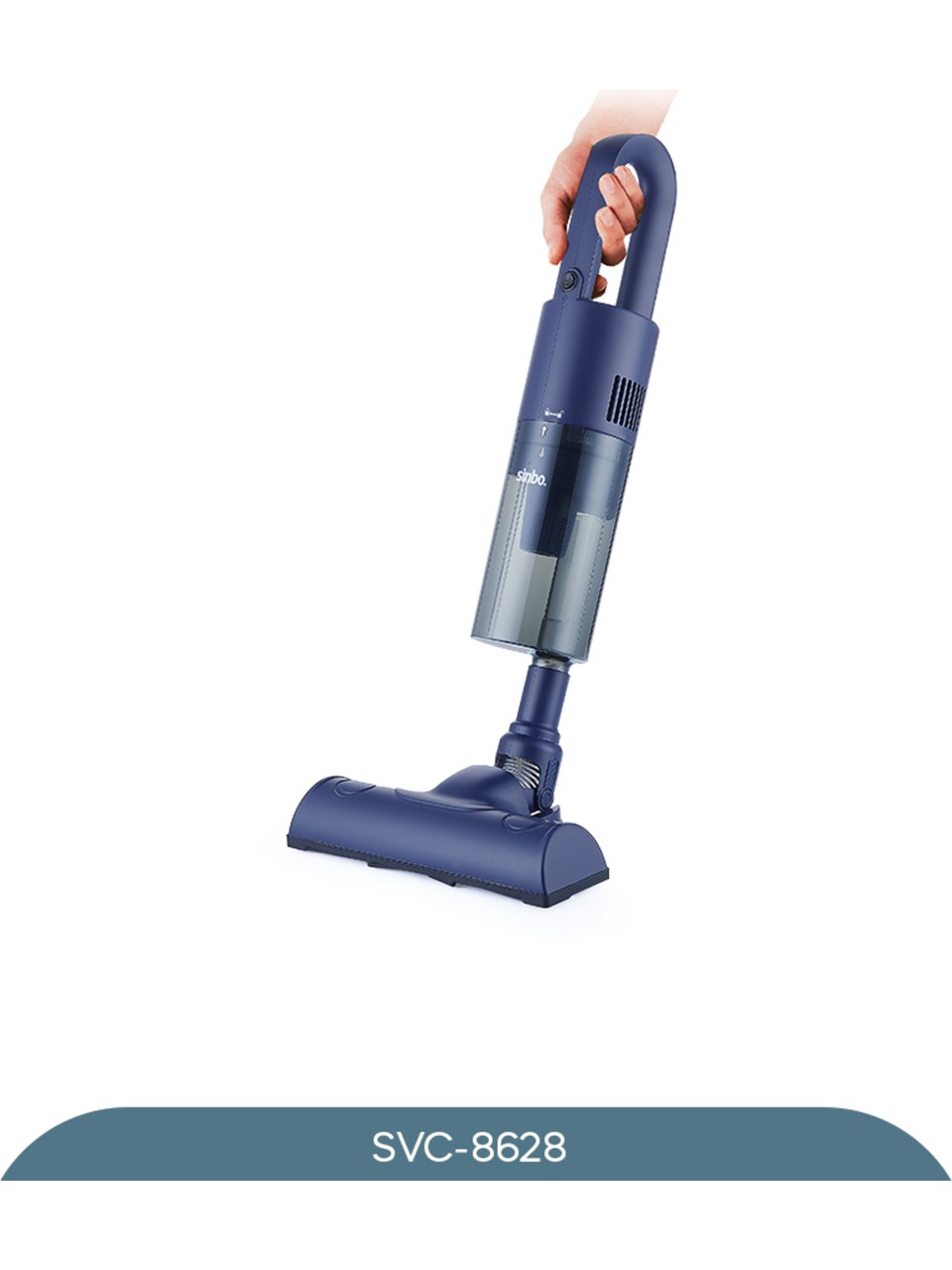 DİKEY MAVİ ELEKTRİKLİ SÜPÜRGE 500W 90° BAŞLIK - 1.5LT TOZ HAZNE - ÇİFT FİLTRE SVC-8628 (5643)
