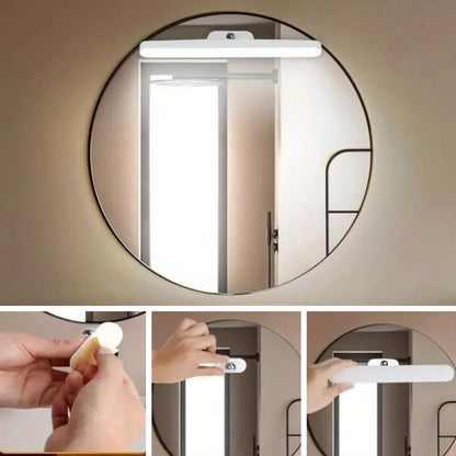 Dokunmatik USB İle Şarj Olabilen 27 cm Led Aydınlatma Makyaj Aynası Işığı (5643)