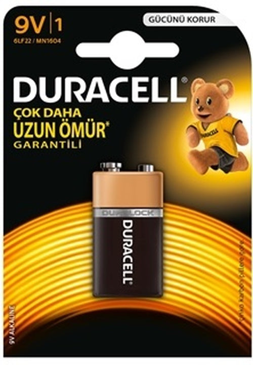 DURACELL 9V PİL TEKLİ (5643)