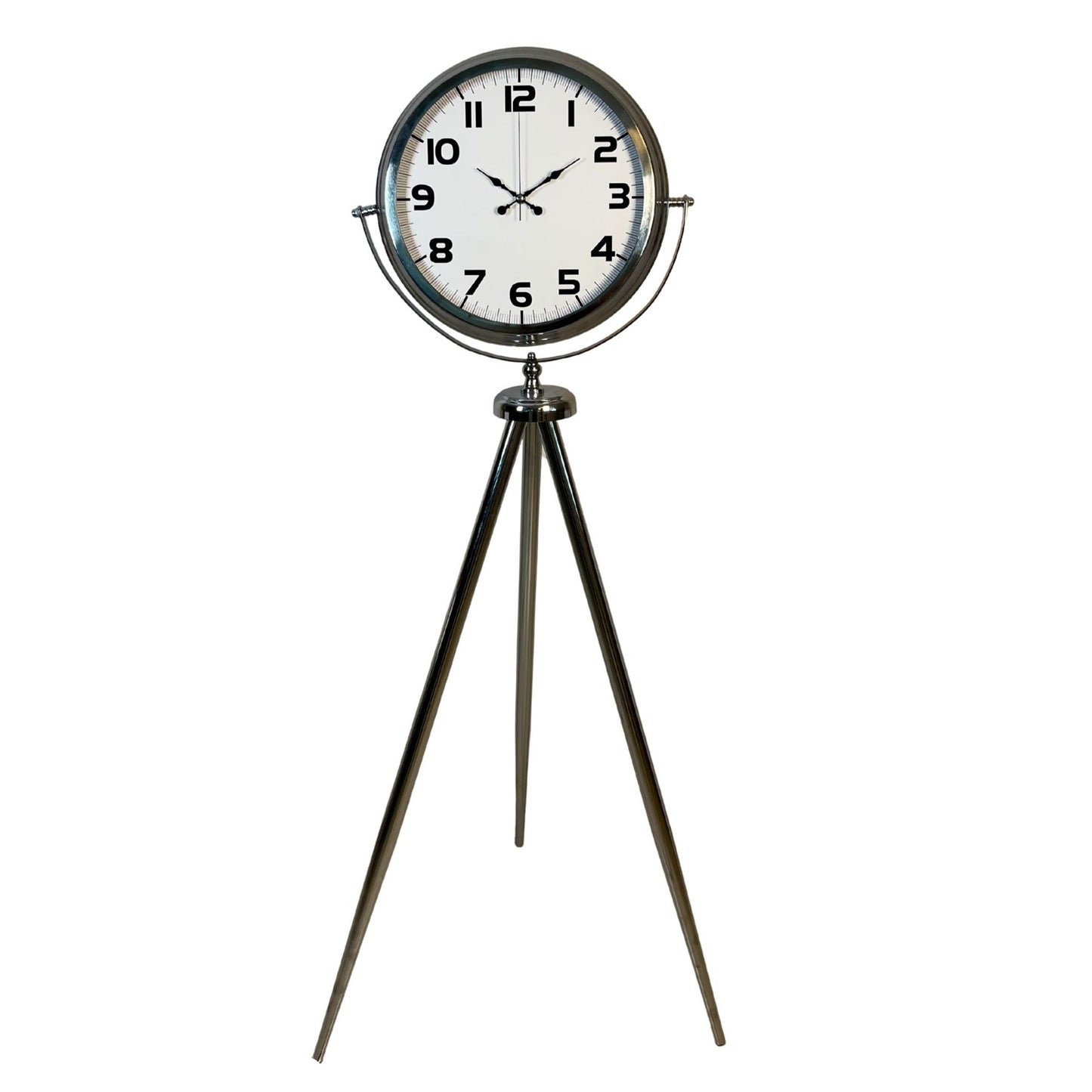 Silver Antiique 150 x 45 Cm Tripod Ayaklı Saat