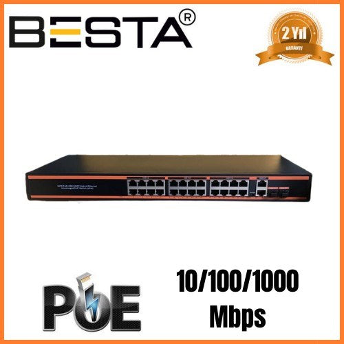 26 PORT GİGABİT POE SWİTCH BST2622G