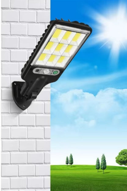 BUFFER® 3 Farklı Işık Modlu Güneş Enerjisiyle Şarj Olan Dış Mekan Uyumlu Kumandalı Solar Duvar LEDİ