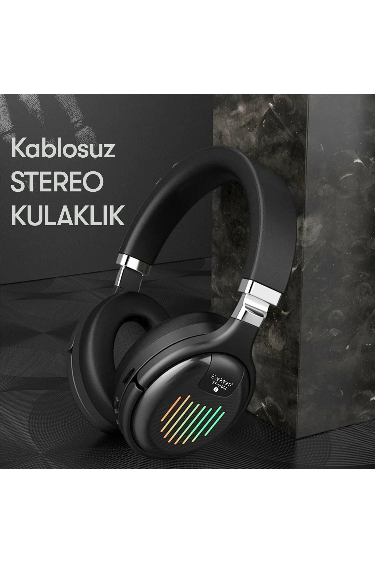Earldom BH42 Kafaüstü Gaming Bluetooth Kulaklık - Siyah