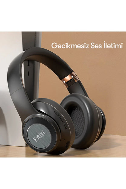 Earldom BH71 Kafaüstü Bluetooth Kulaklık - Siyah