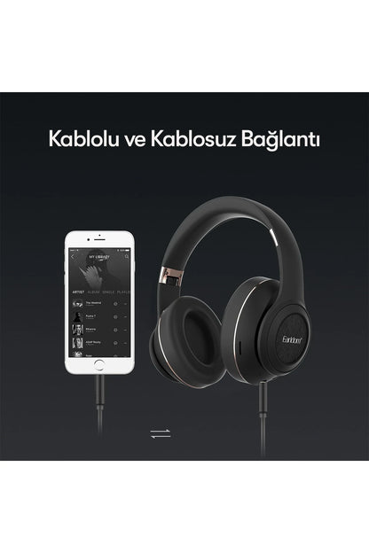 Earldom BH71 Kafaüstü Bluetooth Kulaklık - Siyah
