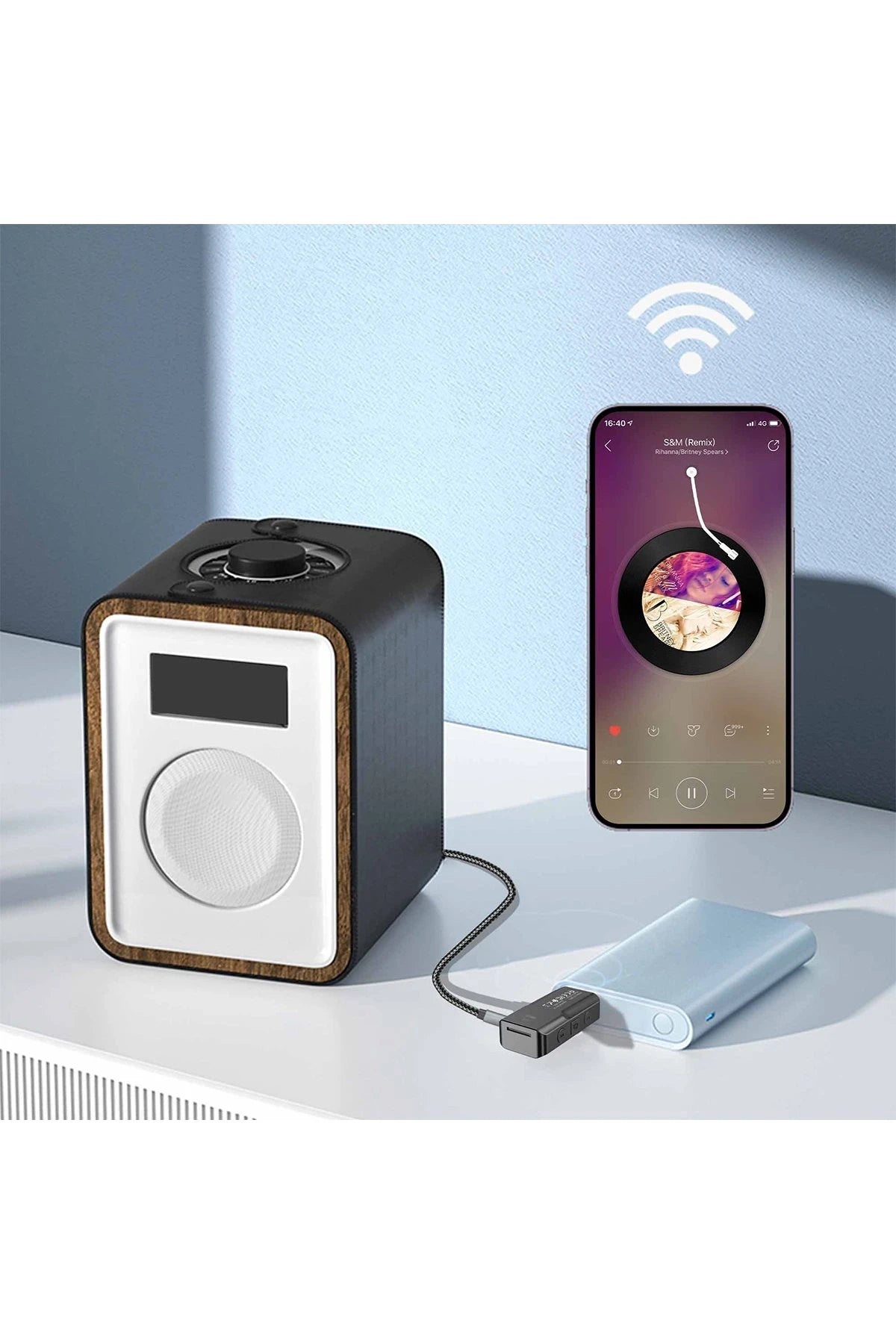 Earldom BR17 BT 5.3 SD Kart ve Aux Çıkışlı Arama Destekli Dijital Ekranlı 2in1 USB FM Transmitter - Siyah