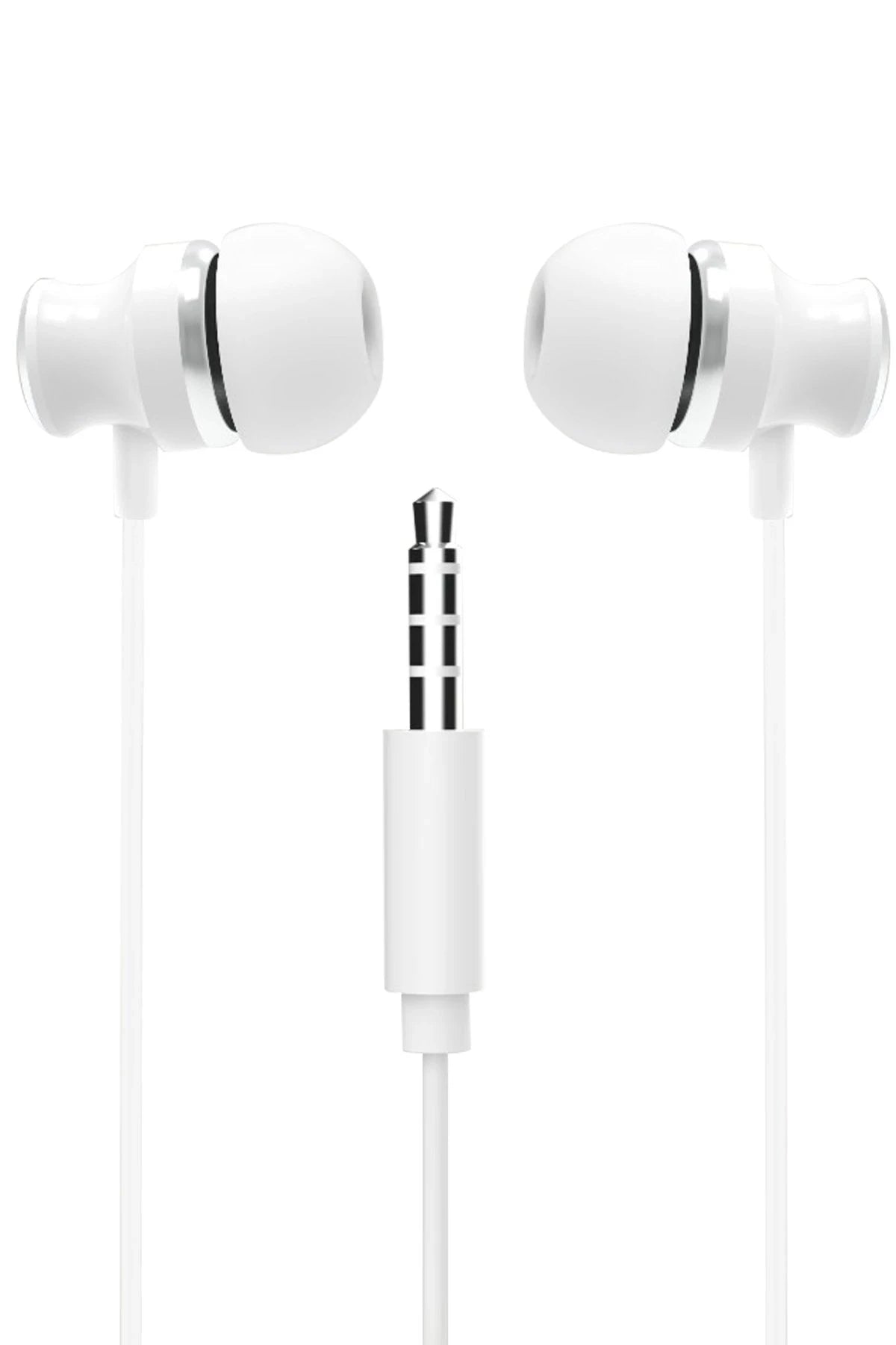 Earldom E37 1.2M 3.5mm Jaklı Kablolu Kulaklık - Beyaz