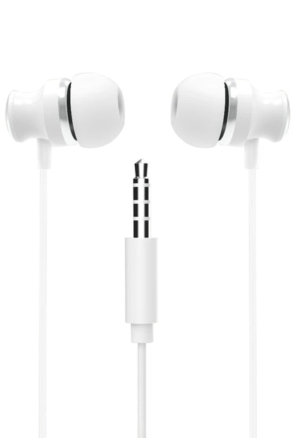 Earldom E37 1.2M 3.5mm Jaklı Kablolu Kulaklık - Beyaz