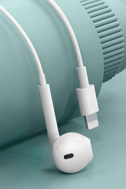 Earldom E72L Tek Kulak İçin Lightning BT 5.0 Kablolu Kulaklık - Beyaz