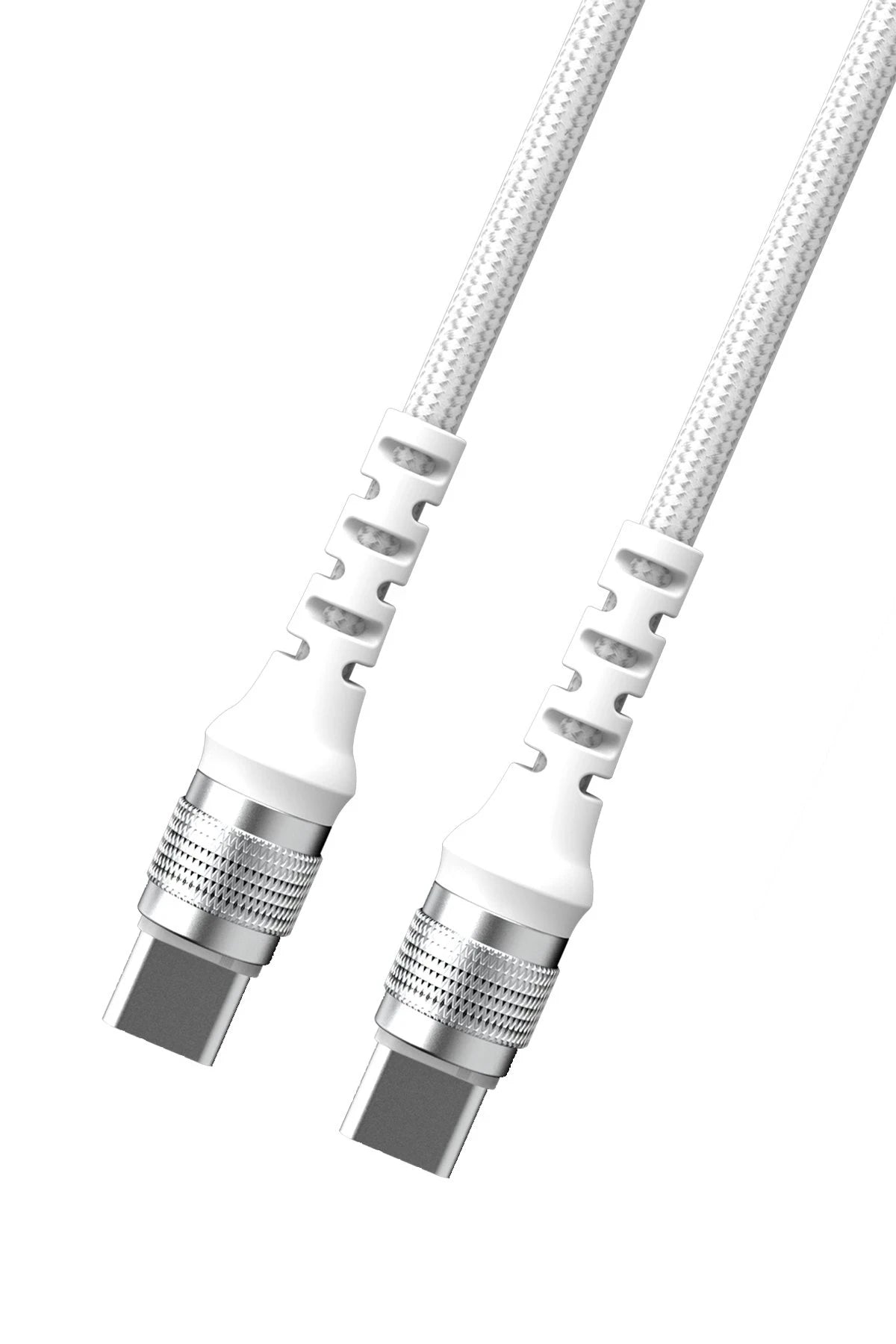 Earldom EC-155CC 1.2M 60W Type-C to Type-C PD Hızlı Şarj Kablosu - Beyaz