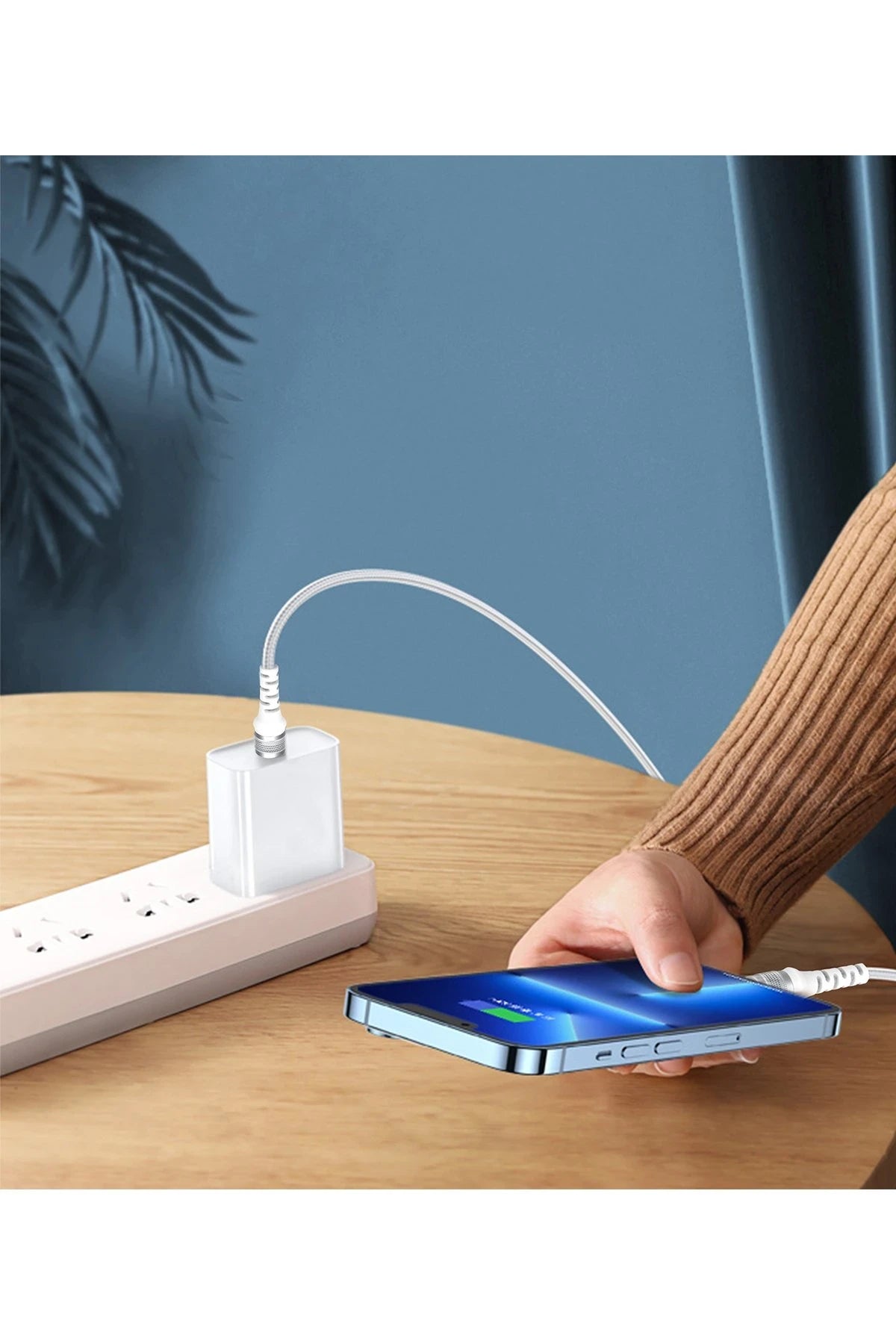 Earldom EC-155C-i 1.2M 20W Type-C to Lightning PD Hızlı Şarj Kablosu - Beyaz