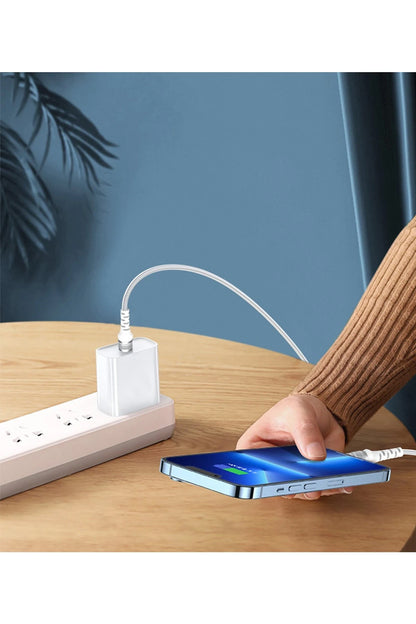 Earldom EC-155C-i 1.2M 20W Type-C to Lightning PD Hızlı Şarj Kablosu - Beyaz
