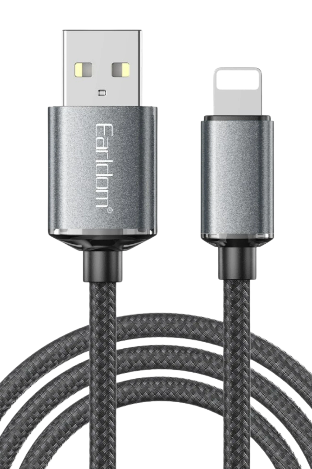 Earldom EC-199L 1.2M 3A USB to Lightning Hızlı Şarj Kablosu - Siyah