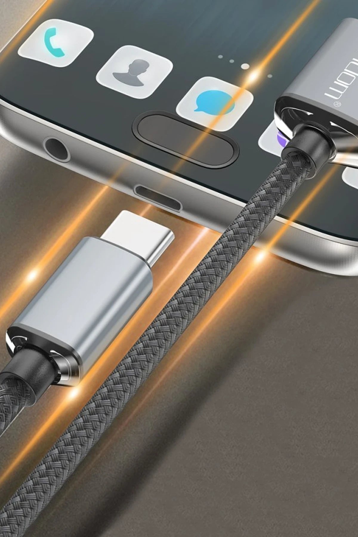 Earldom EC-199L 1.2M 3A USB to Lightning Hızlı Şarj Kablosu - Siyah