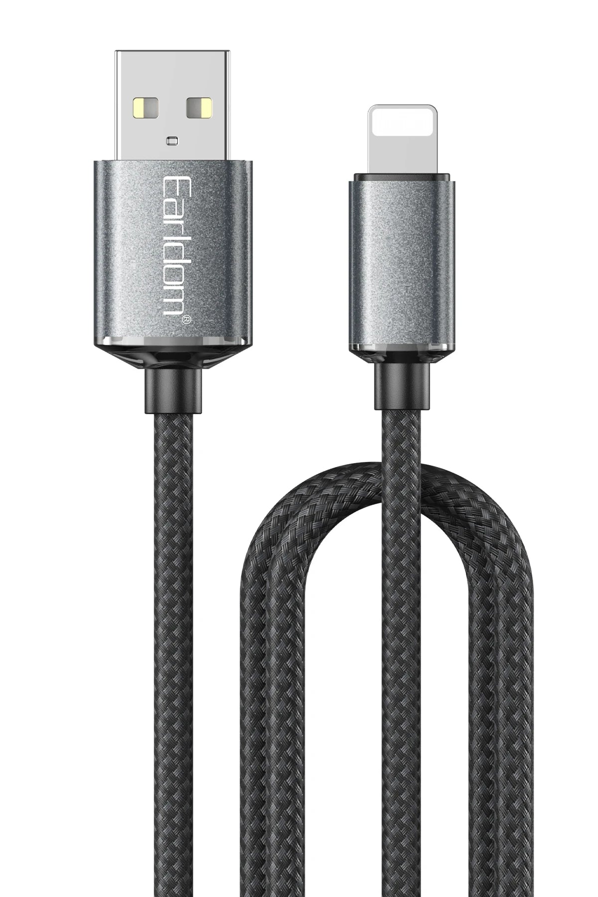 Earldom EC-200L 2M 3A USB to Lightning Hızlı Şarj Kablosu - Siyah