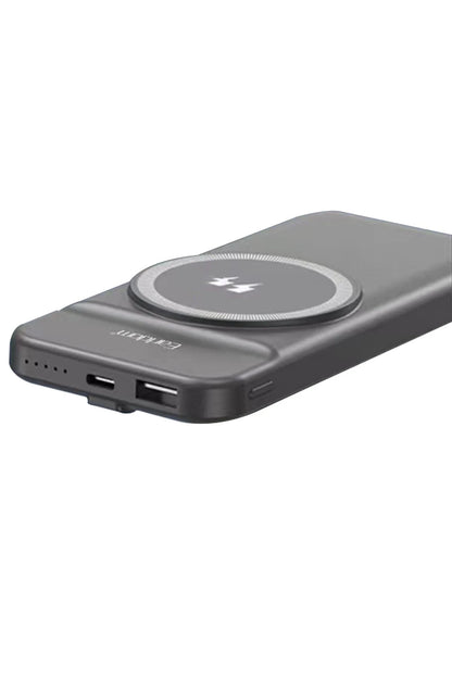 Earldom PD13 10.000 mAh Kablosuz Şarjlı PD Hızlı Şarj Powerbank - Siyah