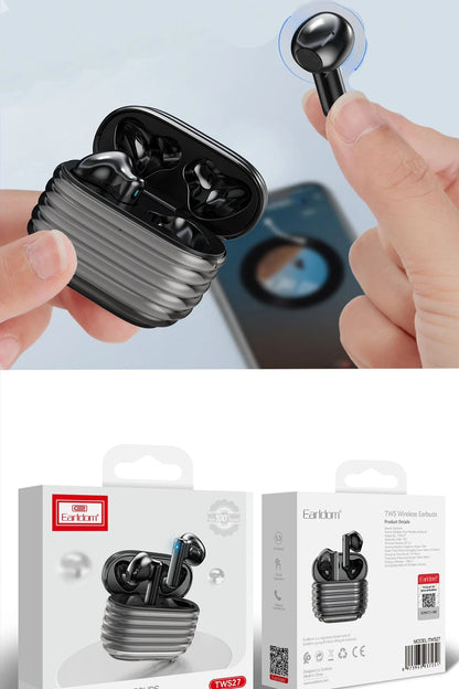 Earldom TWS27 Kablosuz Airpods Kulaklık - Siyah