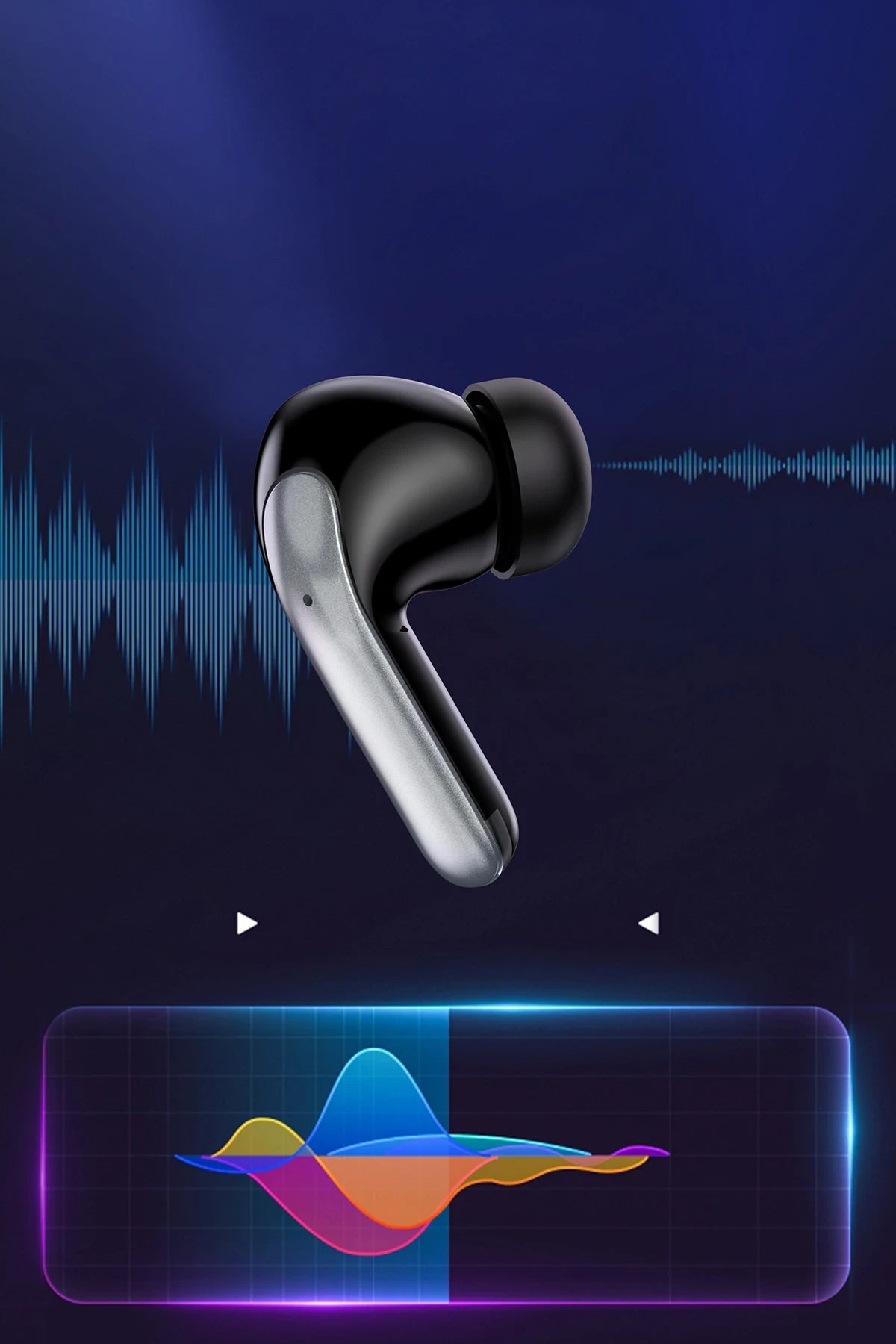 Earldom TWS36 Aktif Gürültü Engelleyici Özellikli Bluetooth 5.3 Kablosuz Airpods Kulaklık - Siyah