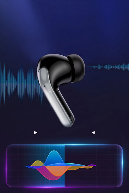 Earldom TWS36 Aktif Gürültü Engelleyici Özellikli Bluetooth 5.3 Kablosuz Airpods Kulaklık - Siyah