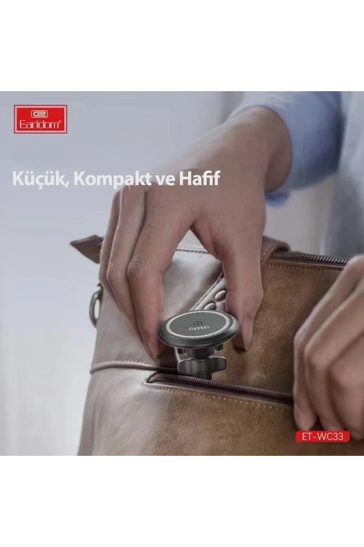 Earldom WC33 Ayarlanabilir Magsafe Araç Tutucu - Siyah
