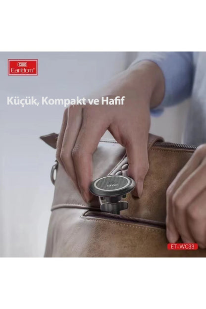 Earldom WC33 Ayarlanabilir Magsafe Araç Tutucu - Siyah