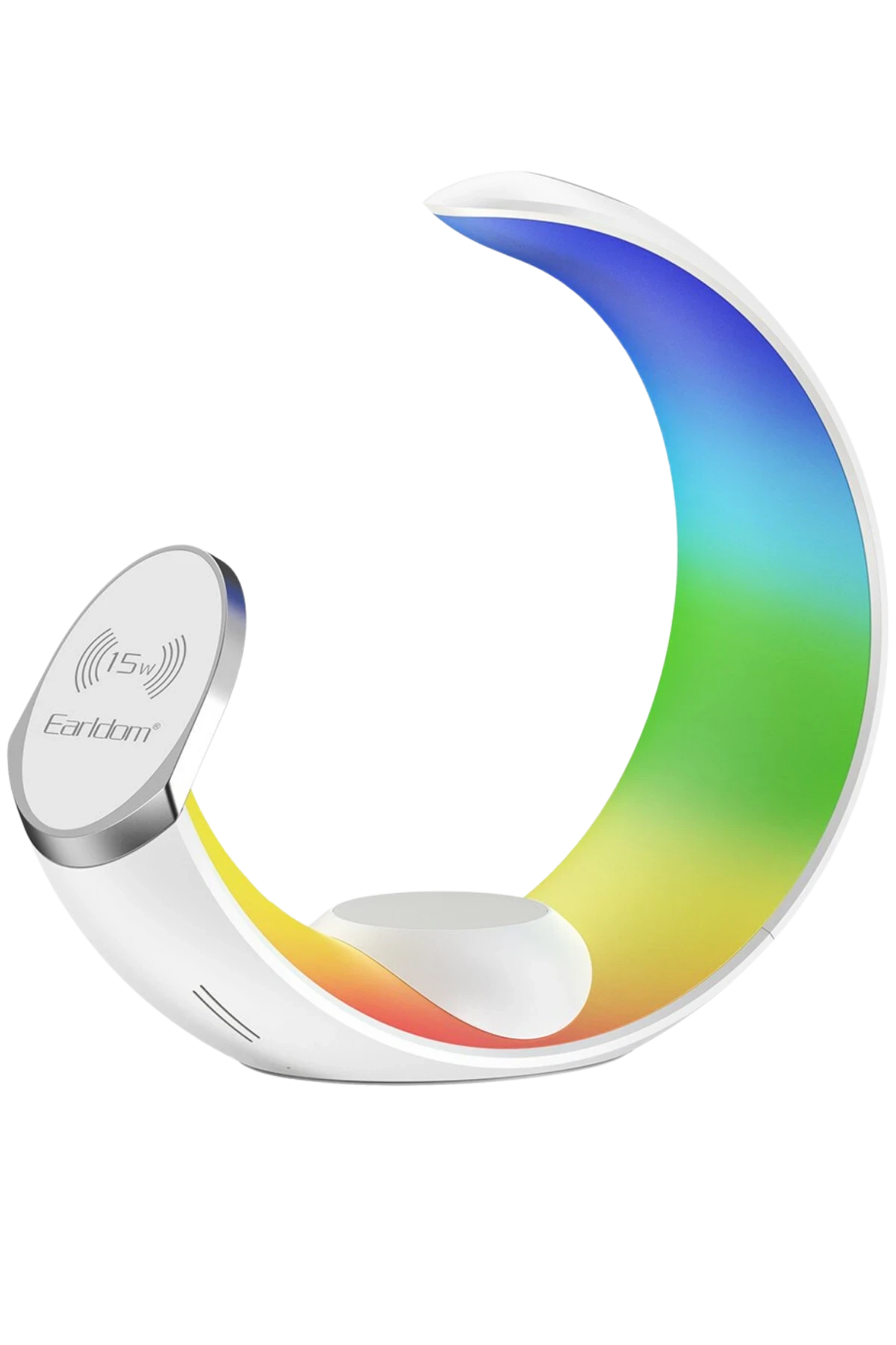 Earldom WC55 4in1 15W Telefon Saat ve Airpods İçin RGB Kablosuz Şarj Standı - Beyaz