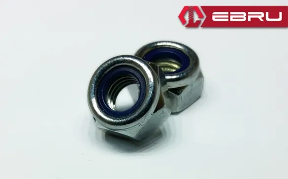 Ebru Altıköşe Fiberli Somun M10 - 100 Adet