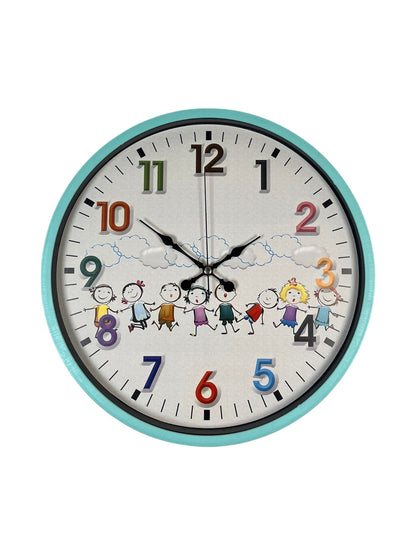 36 Cm Turkuaz Çocuk Odası Duvar Saati