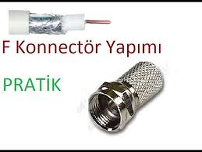EF VİDA 50 PARÇA UYDU KONNEKTÖR RG-6-F (5643)