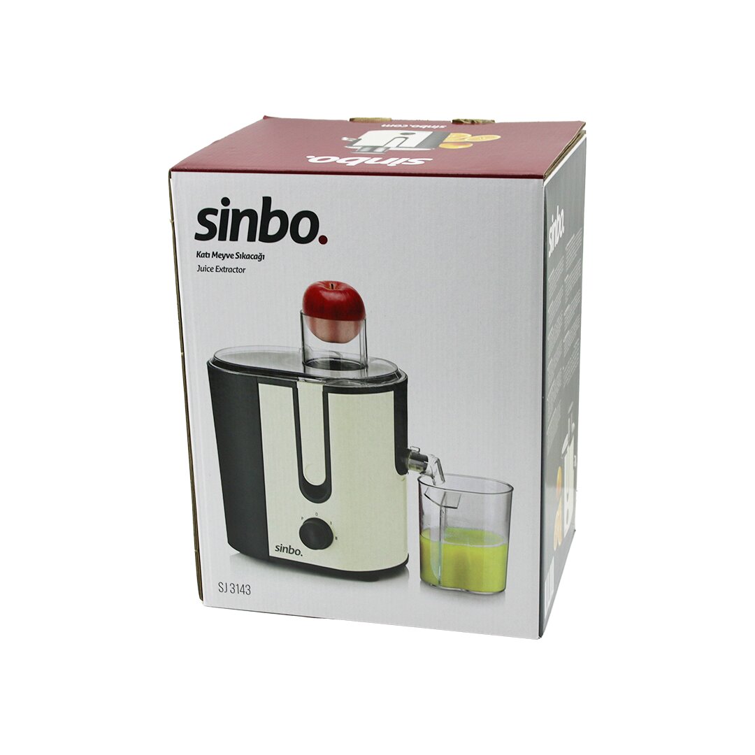 ELEKTRİKLİ BEJ KATI MEYVE SIKACAK 600W HAZNE POSA:1250ML - M.SUYU:450ML ÇELİK FİLTRE 65MM TÜP SJ-3143 (5643)