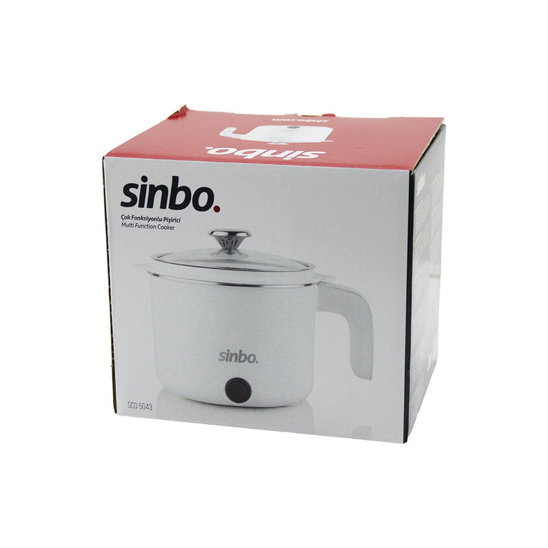 ELEKTRİKLİ FONKSİYONLU PİŞİRİCİ ÇELİK TENCERE 800ML 400W BUHARDA PİŞİRME APARATI CAM KAPAK SCO-5043 (5643)