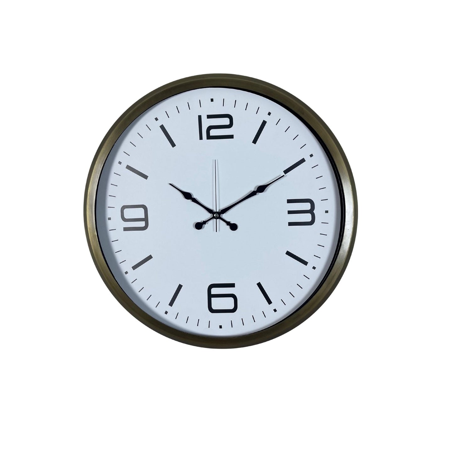 Eskitme Modern 52 Cm Metal Dekoratif Duvar Saati