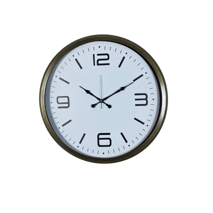 Eskitme Modern 52 Cm Metal Dekoratif Duvar Saati