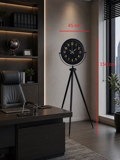 Black Prime Gold Rakamlı Tripod Ayaklı Saat