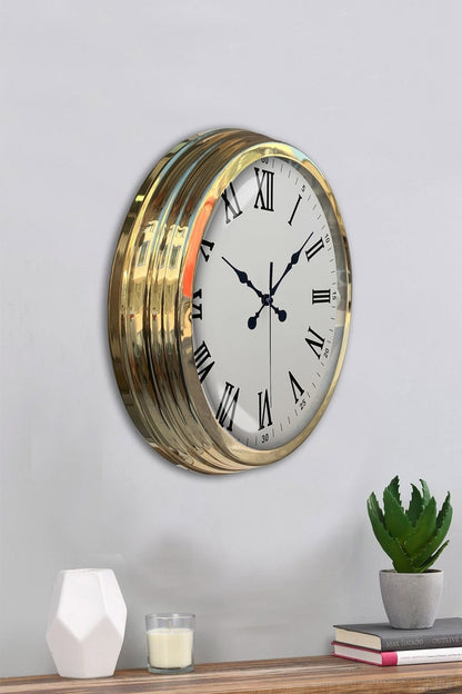 Majestic Gold 40 Cm Metal Duvar Saati
