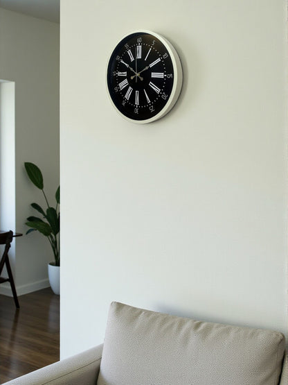 36 Cm Krem Modern Duvar Saati