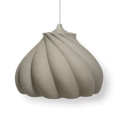 Pumpkin Tekli Avize Yatak Odası Mutfak Sarkıt Avize – Salon Ve Oturma Odası Aydınlatması 25x25 Cm Gri