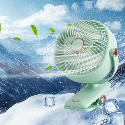 BUFFER® 3 Kademeli Mandallı Masaüstü Fan – 360° Tam Tur Dönebilen Oynar Başlıklı Duvara Monte Edilebilen Mini Fan ZB113