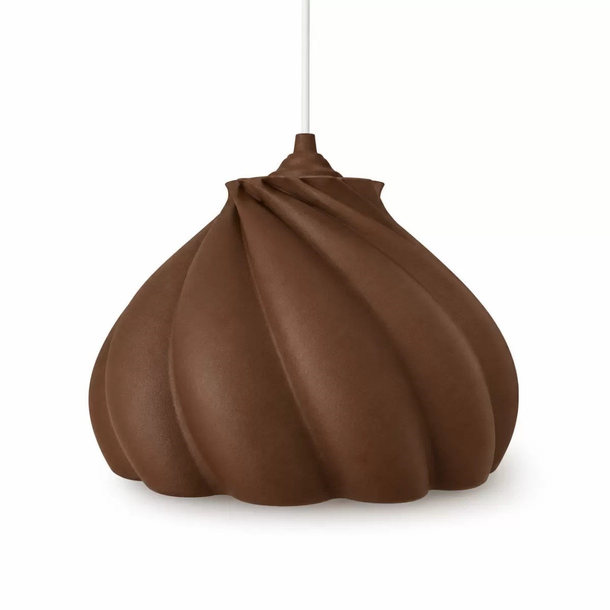 Pumpkin Tekli Avize Yatak Odası Mutfak Sarkıt Avize – Salon Ve Oturma Odası Aydınlatması 25x25 Cm Kahverengi