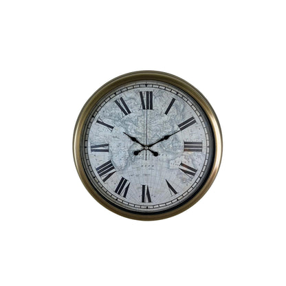 Antique World 40 Cm Eskitme Metal Duvar Saati