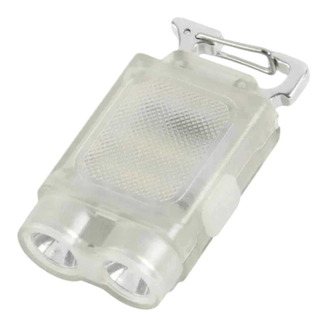 F.b.ı V15 Edc El Feneri 1200lm Anahtarlık Işık Tip-c Şarj Edilebilir Taşınabilir Mini Torch Mıknatıs Klips Ile Kamp Cep Fener
