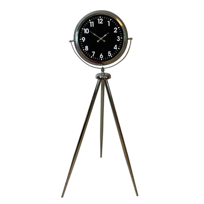 Krom Regal Sılver 150 x 45 Cm Metal Duvar Saati