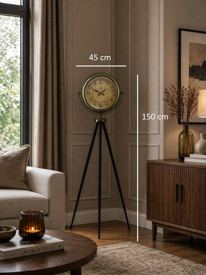Antique Heritage Eskitme Tripod Ayaklı Saat