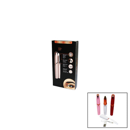 FLAWLBSS USB ŞARJLI KALEM MODELİ KAŞ BURUN YANAK KIL MAKİNESİ (5643)