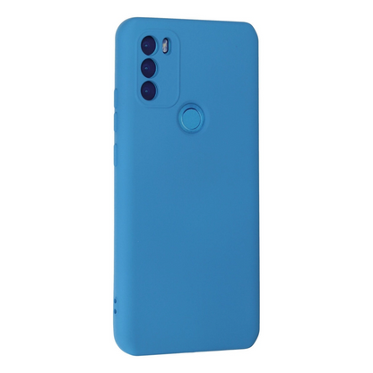 General Mobile Gm 21 Plus Kılıf Nano İçi Kadife Silikon - Mavi